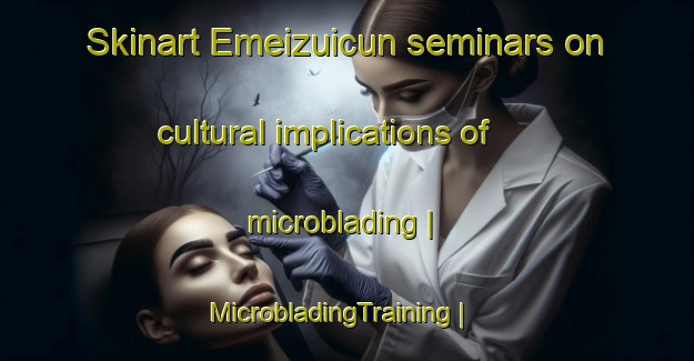Skinart Emeizuicun seminars on cultural implications of microblading | MicrobladingTraining | MicrobladingClasses | SkinartTraining-China